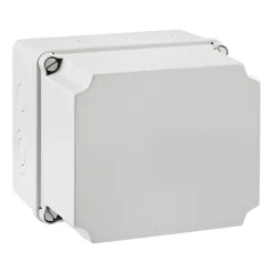 Ide Boîte De Dérivation-Gsl171 Boitier Industriel étanche Ip67 Avec Bords Lisses, Couvercle Réhaussé Opaque Dim.175x151x155