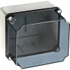 Ide Boîte De Dérivation-Gslt171 Boitier Industriel étanche Ip67 Avec Bords Lisses, Couvercle Réhaussé Transparent Dim.175x151x155