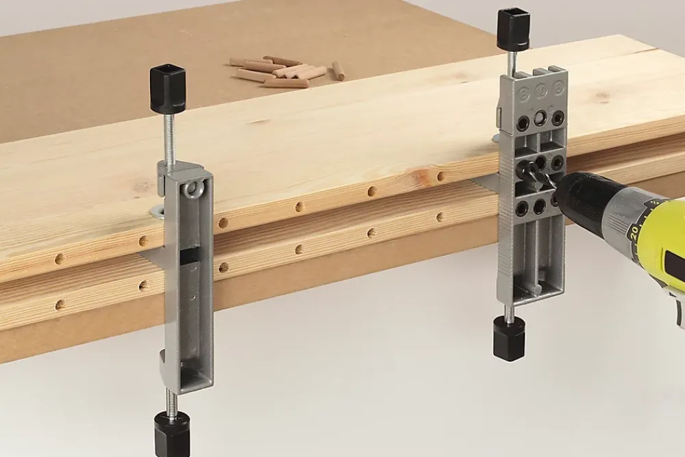 Wolfcraft Guide de perçage et d'assemblage de tourillons Ø6/8/10 mm,