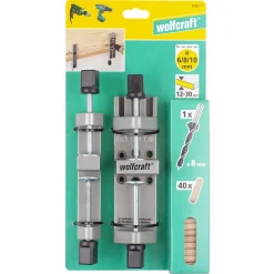 Wolfcraft Guide de perçage et d'assemblage de tourillons Ø6/8/10 mm,