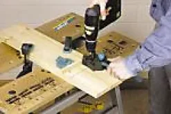 Wolfcraft Guide de perçage pour l'assemblage avec tourillons ø6/8/10 mm
