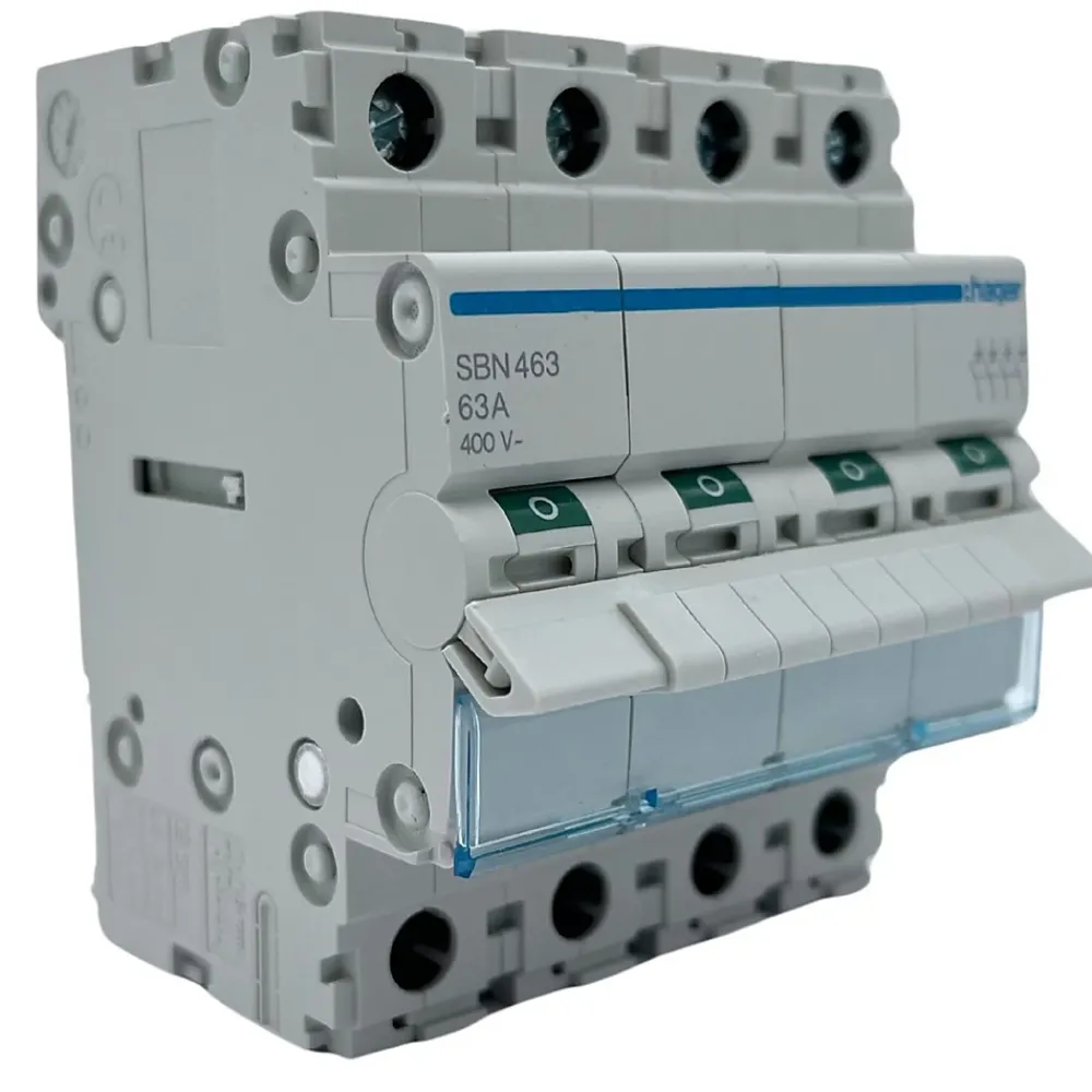 Hager Disjoncteur Et Coupe-Circuit-SBN463 Interrupteur modulaire 4P 63A