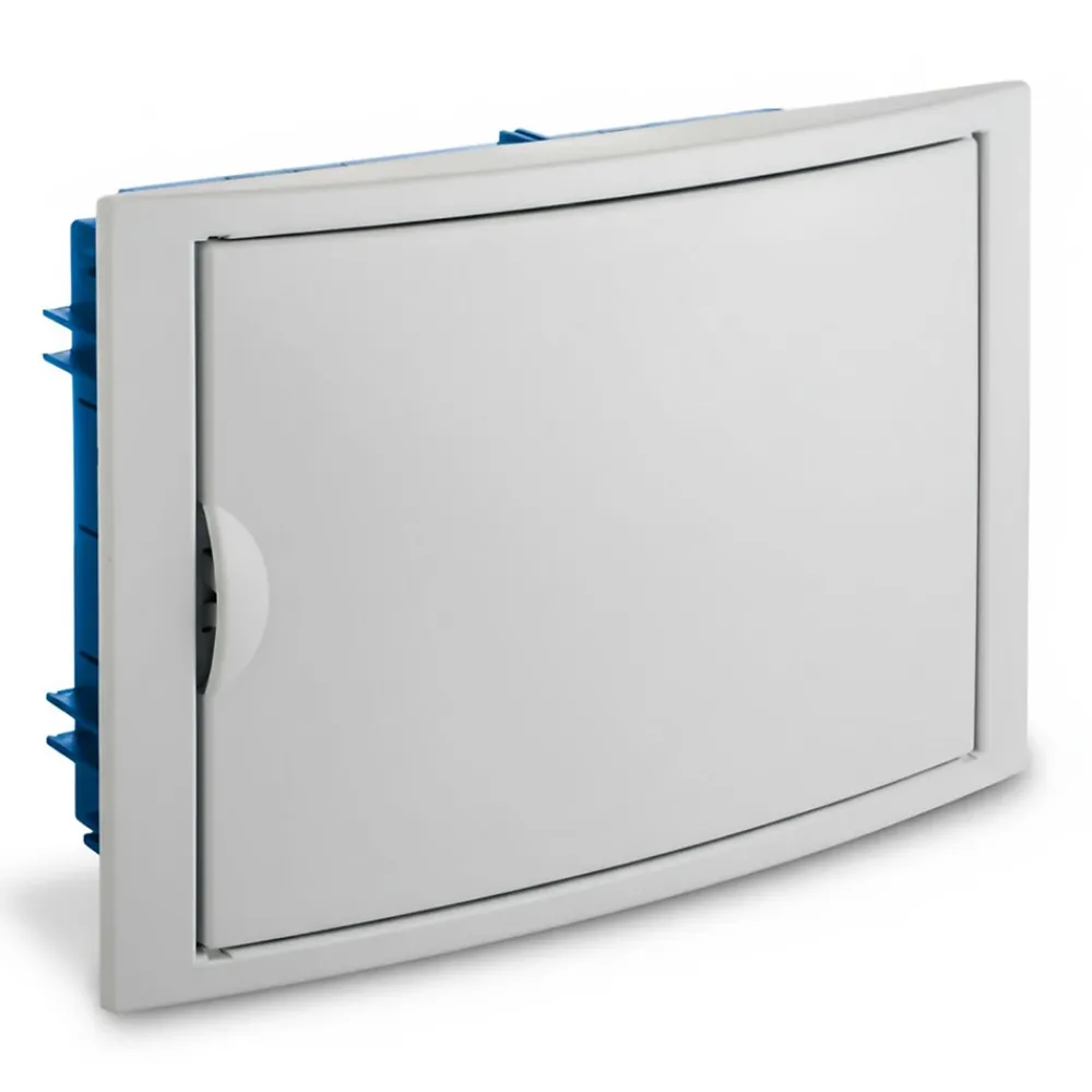 Solera Coffret De Communication-5012hgw - Coffret électrique Encastrable Sur Placo - 233x320x75mm - 1 Rangée De 14 Modules