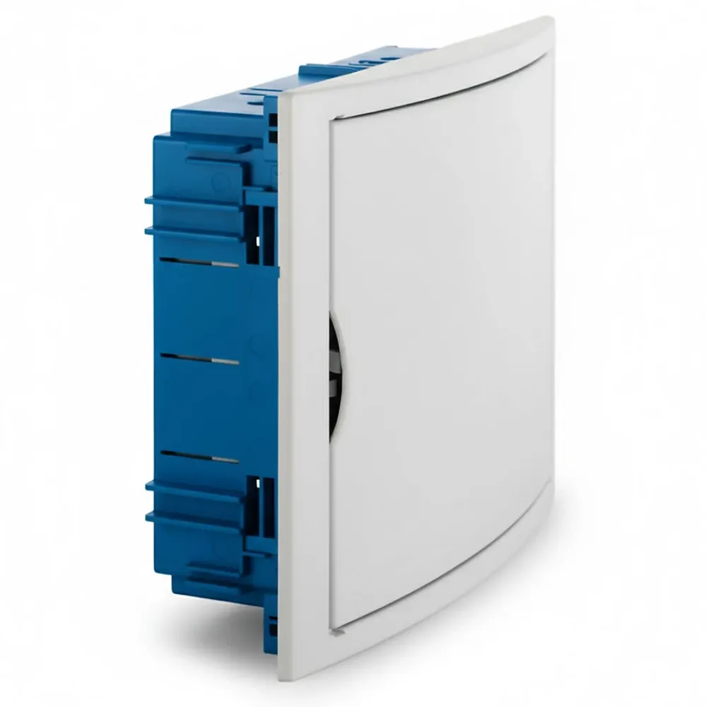 Solera Coffret De Communication-5012hgw - Coffret électrique Encastrable Sur Placo - 233x320x75mm - 1 Rangée De 14 Modules