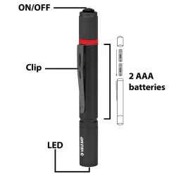 Velamp HIGHLANDER : Stylo lumineux LED 1W