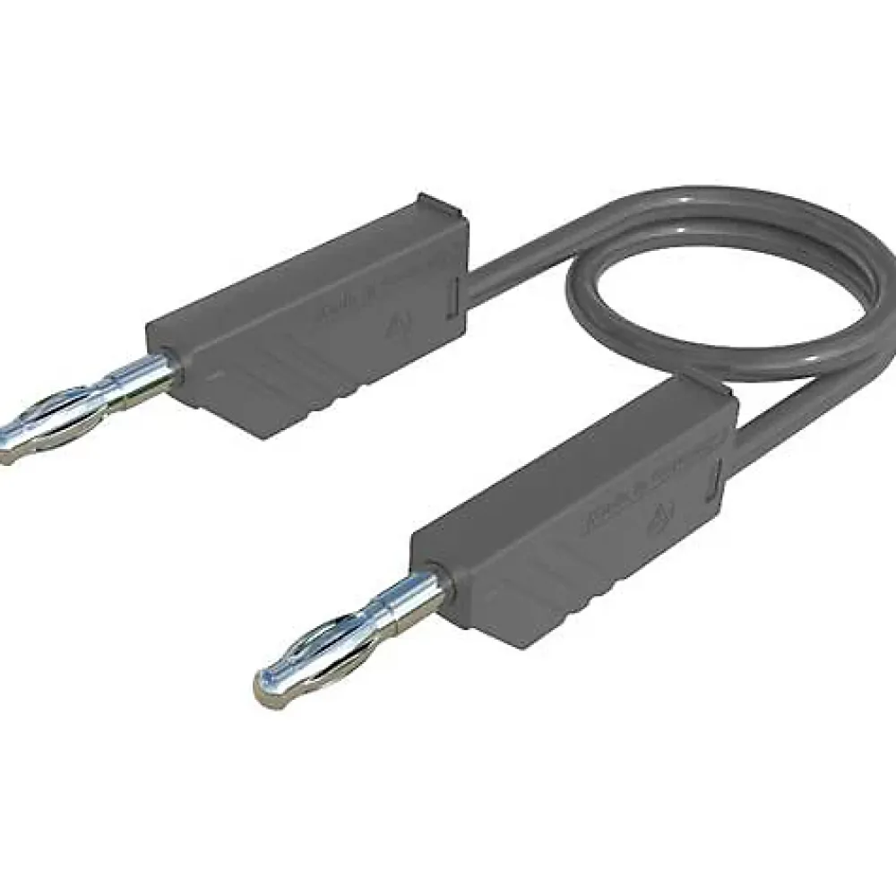 Hirschmann Test & Measurement Hirschmann MLN 200/2,5 GR Cordon de mesure banane 2 m 32 A gris