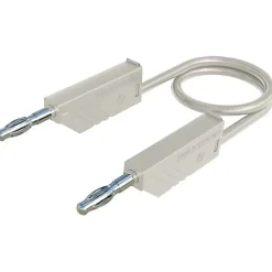 Hirschmann Test & Measurement Hirschmann MLN 25/2,5 WS Cordon de mesure banane 0,25 m blanc 4 mm, 32 A