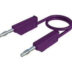 Hirschmann Test & Measurement Testeur De Tension-MLN 100/2,5 VI - Cordon de mesure banane violet 1 m, 32 A, 30 V AC / 60 V DC, garantie 2 ans.