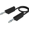 Hirschmann Test & Measurement Testeur De Tension-MLS WG 200/2,5 sw 934085100 - Cordon de mesure de sécurité 2 m, banane 4 mm