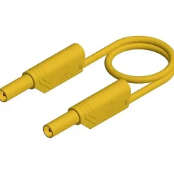 Hirschmann Test & Measurement Cordon de mesure de sécurité 2 m jaune 4 mm 32 A 1000 V