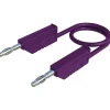 Stahlmann Hirschmann Test & Measurement MLN 25/2,5 VI cordon de mesure 0,25 m violet bananes 4 mm