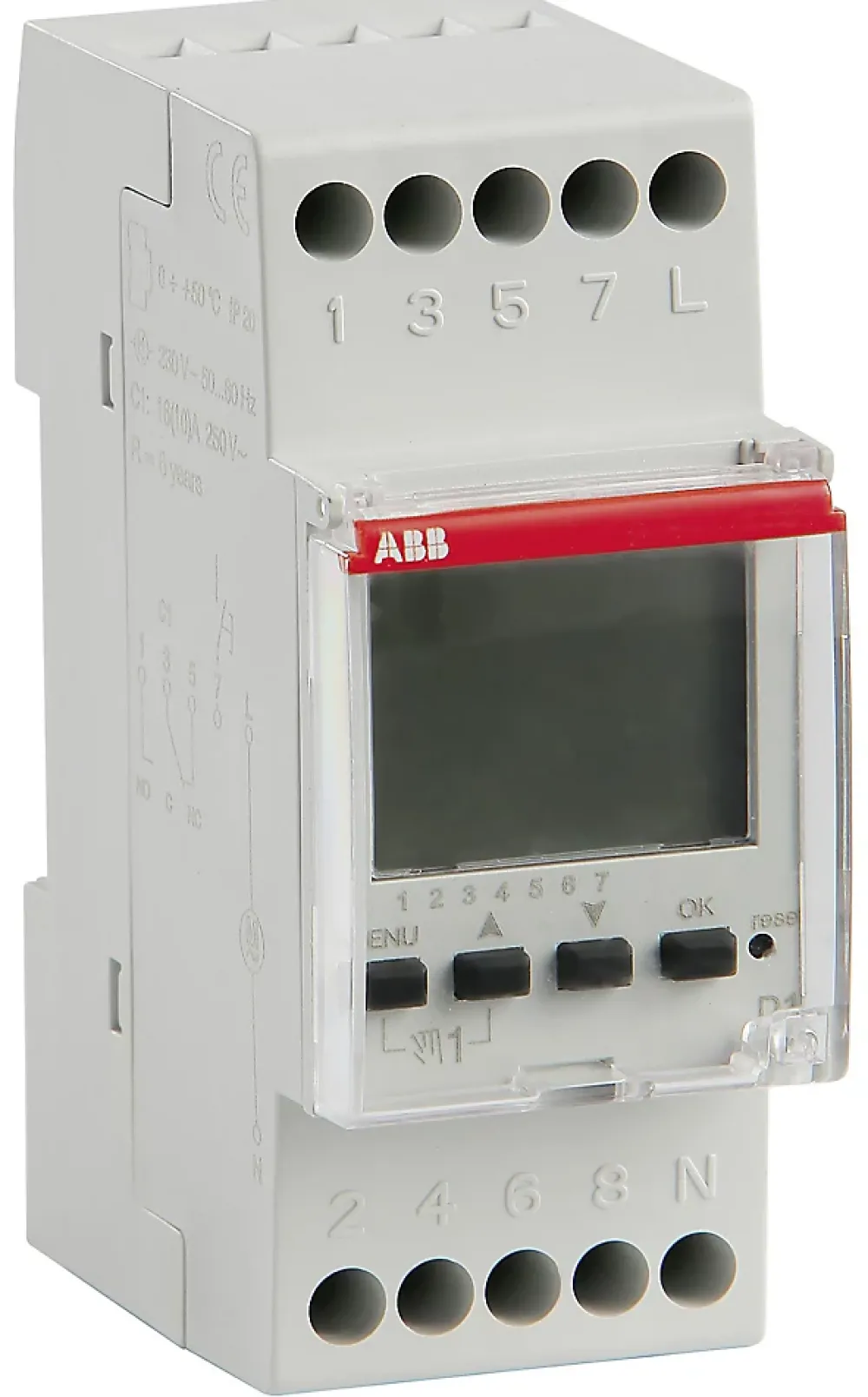 ABB Horloge numérique hebdomadaire 2 canaux