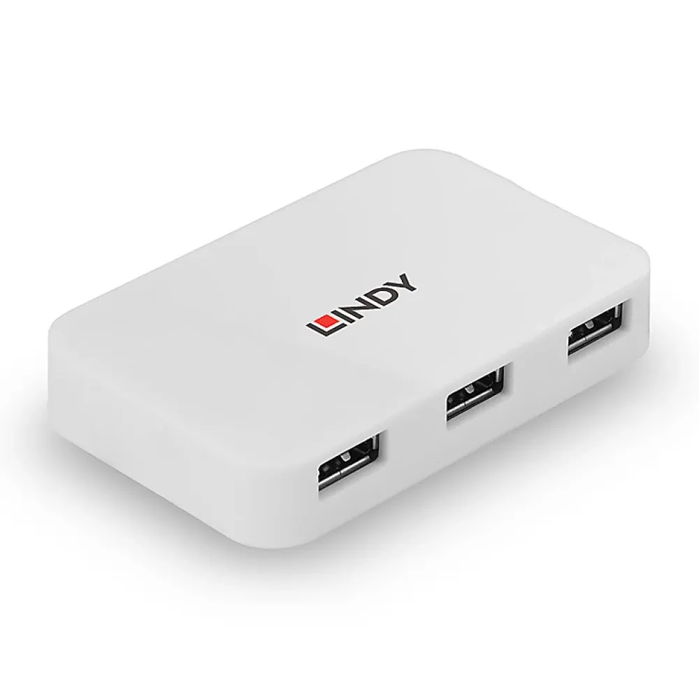 Lindy Hub USB 3.0 Basic 4 ports Blanc