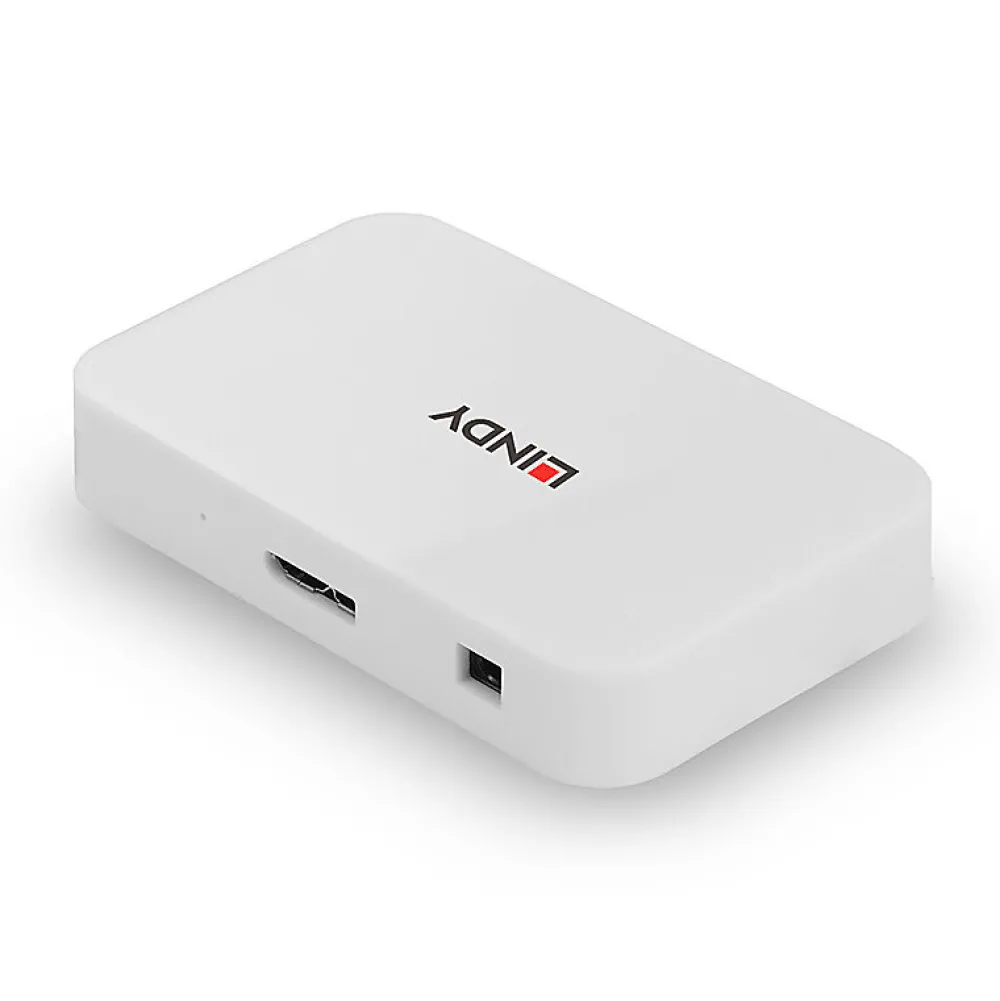 Lindy Hub USB 3.0 Basic 4 ports Blanc