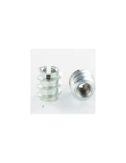 Vis Express Écrou-Insert Fendue M8 Pas de 150 13X13 Acier brut - 30 pièces