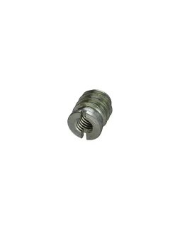 Vis Express Écrou-Insert fileté bois fendu Acier zingué M8 14X17 - 10 pièces