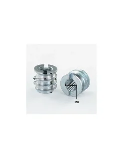 Vis Express Insert fileté bois fendu M8 15X15 Acier zingué - 10 pièces