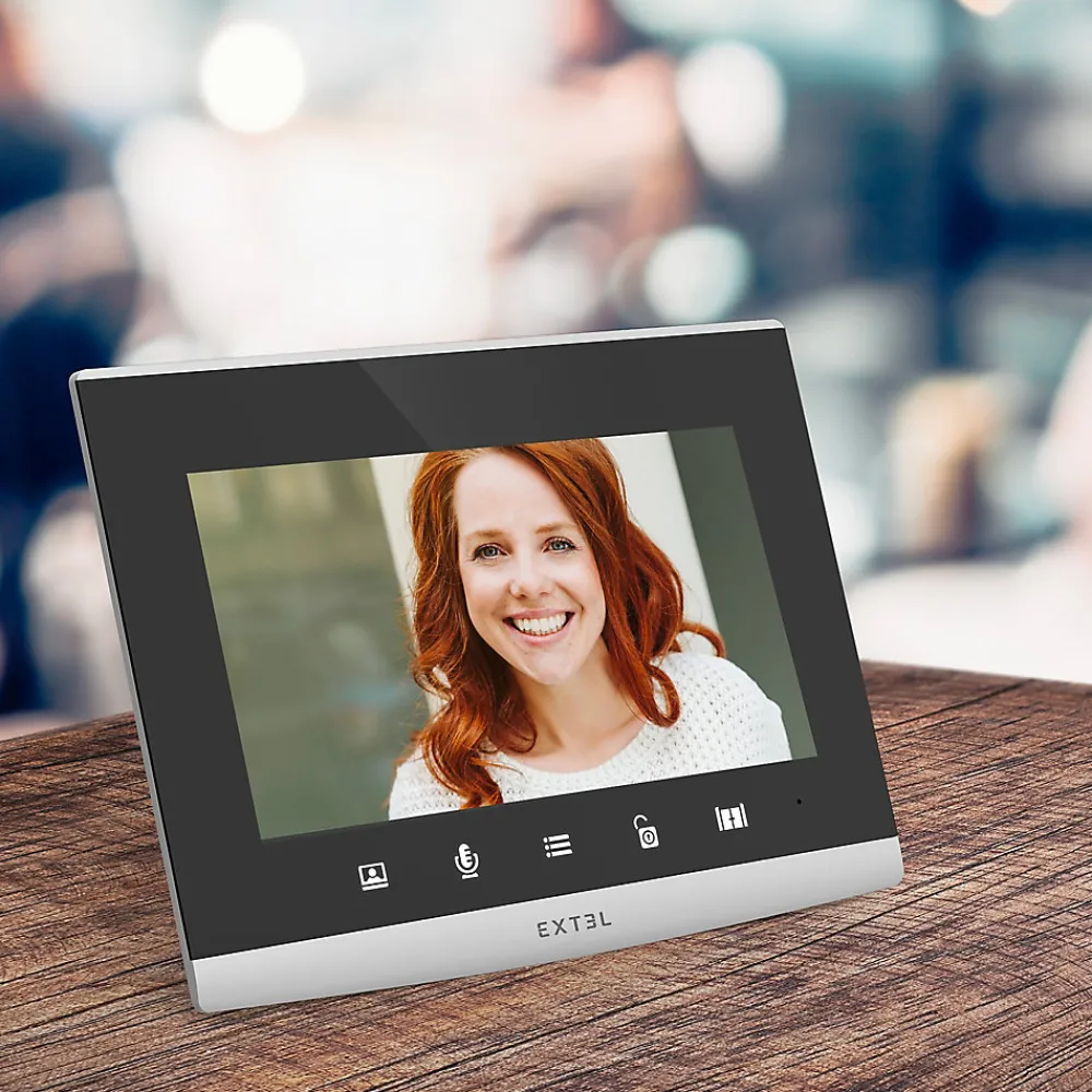 Extel Interphone vidéo connecté filaire avec digicode intégré Code Connect