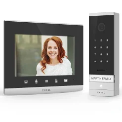 Extel Interphone vidéo connecté filaire avec digicode intégré Code Connect