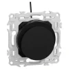 Schneider Electric Interrupteur Encastrable-Interrupteur à carte - LED localisation incluse - 10 AX - Odace - S940283 - Schneider - Noir onyx