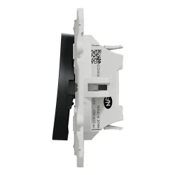 Schneider Electric Interrupteur Encastrable-Interrupteur commande VMC 2 boutons à vis Odace anthracite
