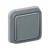 Legrand Interrupteur Étanche-Interrupteur complet Plexo en saillie gris