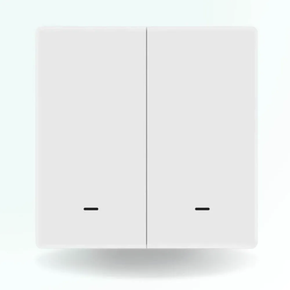 Zengo Interrupteur connecté zigbee - 2 boutons - sans fil neutre