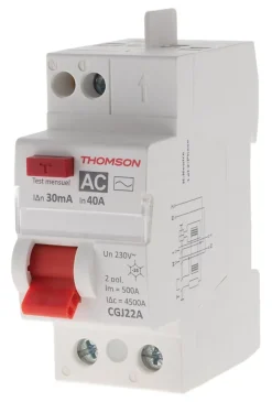 Thomson Interrupteur Et Disjoncteur Différentiel-Interrupteur différentiel 40A/30mA type AC