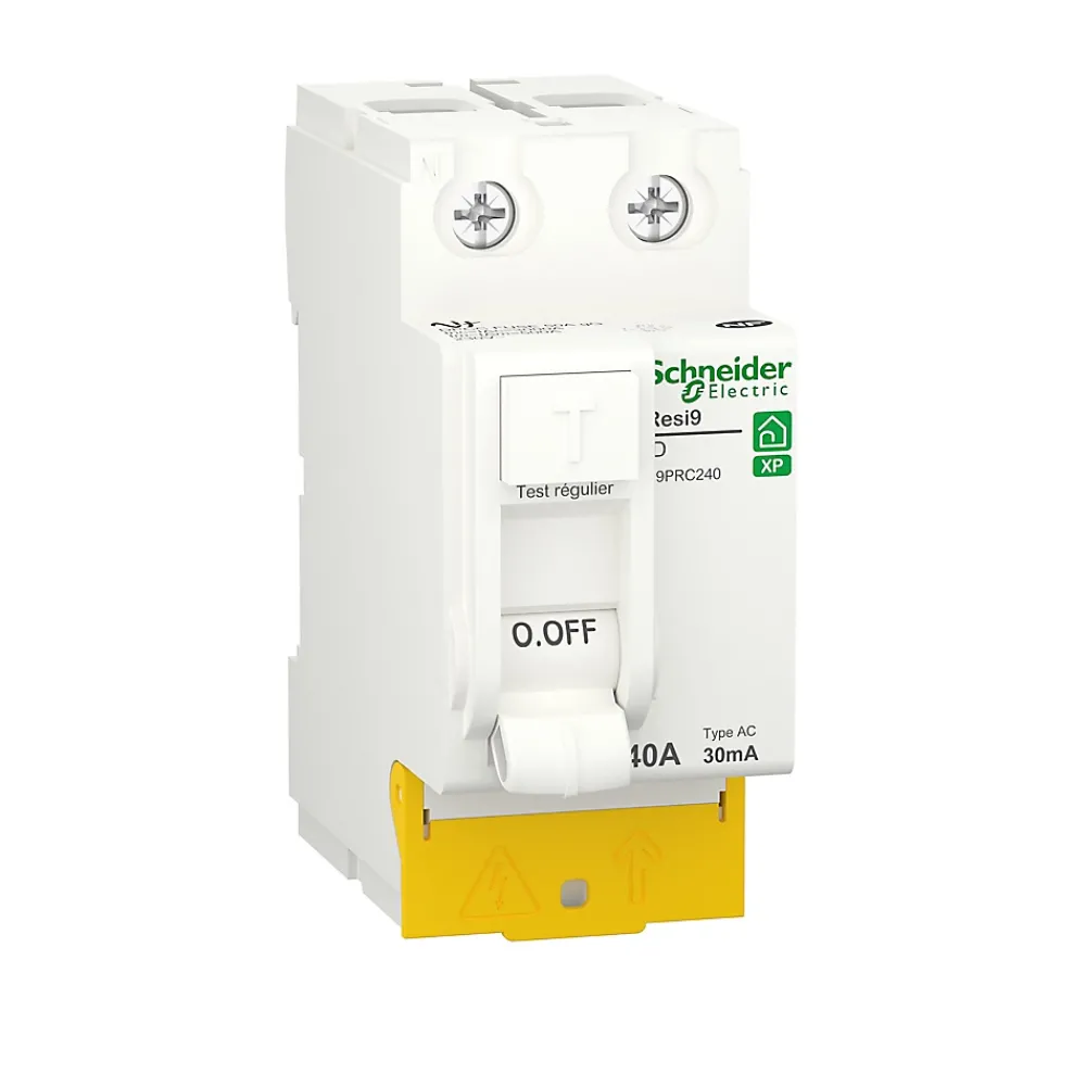 Schneider Electric Interrupteur Et Disjoncteur Différentiel-Interrupteur différentiel 30MA 40A Type AC Resi9 XP