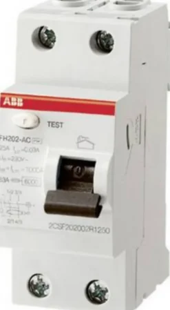 ABB Interrupteur Et Disjoncteur Différentiel-Interrupteur différentiel 30MA 25A type AC
