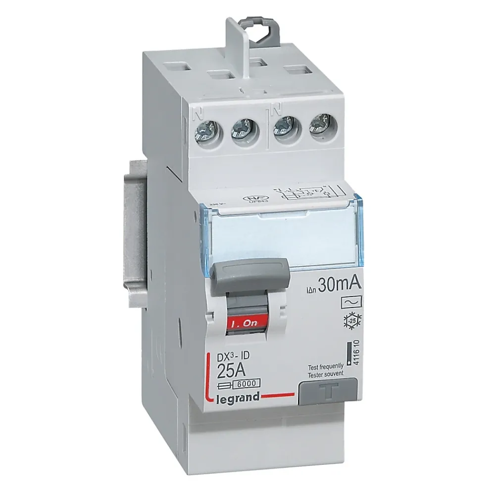 Legrand Interrupteur Et Disjoncteur Différentiel-Interrupteur différentiel 30mA 25A type AC