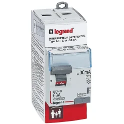 Legrand Interrupteur différentiel 30mA 63A type AC