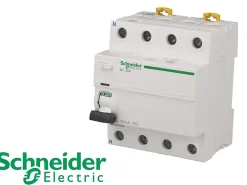 Schneider Electric Interrupteur Et Disjoncteur Différentiel-Interrupteur différentiel modulaire tétrapolaire Schneider Acti9 iID 40A / 300mA type AC