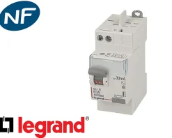 Legrand Interrupteur différentiel 2P 63A 30mA Type AC DX