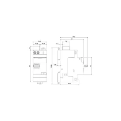 Legrand Interrupteur Et Disjoncteur Différentiel-Interrupteur différentiel 2P 63A 30mA Type A DX