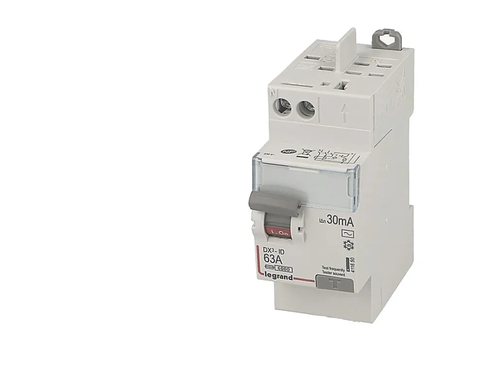 Legrand Interrupteur différentiel 2P 40A 30mA Type AC DX