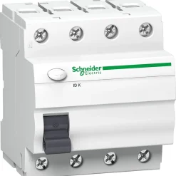 Schneider Electric Interrupteur Et Disjoncteur Différentiel-Interrupteur Différentiel Tétrapolaire Schneider 4p 40a 30ma - Type Ac 4 Modules Bornes Alignées Acti9 Iid K