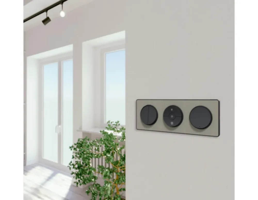 Schneider Electric Interrupteur double va-et-vient connexion rapide à vis Odace anthracite