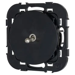 Jacobsen Interrupteur Encastrable-Interrupteur à manette Espen aluminium à composer noir