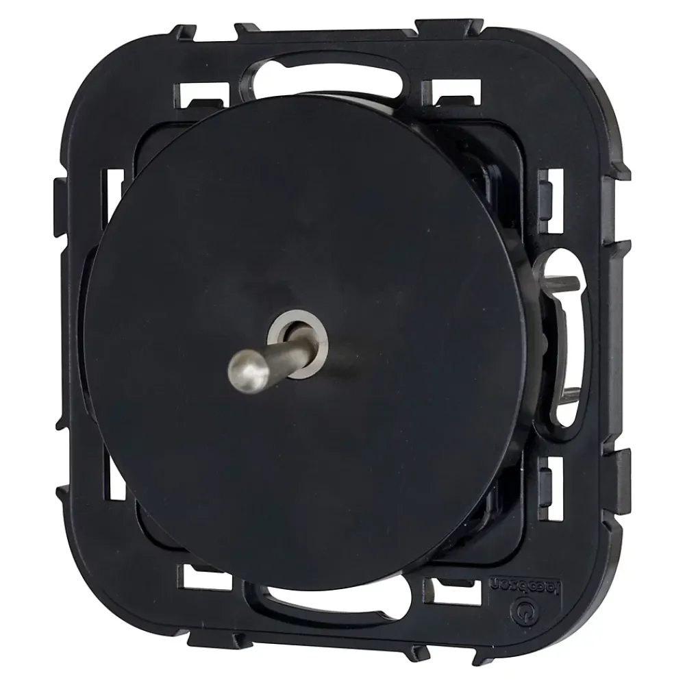 Jacobsen Interrupteur Encastrable-Interrupteur à manette Espen aluminium à composer noir