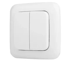 Smartwares Interrupteur émetteur radio murale double