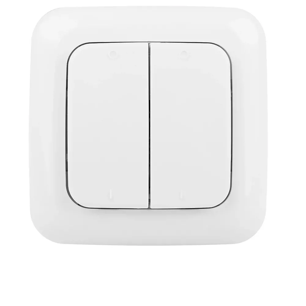 Smartwares Interrupteur émetteur radio murale double
