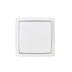 Jacobsen Interrupteur monobloc en saillie Sigurd blanc complet