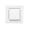 Schneider Electric Interrupteur Encastrable-Interrupteur poussoir 10A complet Asfora blanc