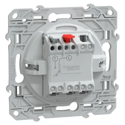 Schneider Electric Interrupteur Encastrable-Interrupteur poussoir 10A Ovalis anthracite