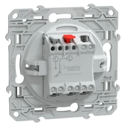 Schneider Electric Interrupteur Encastrable-Interrupteur poussoir 10A Ovalis blanc
