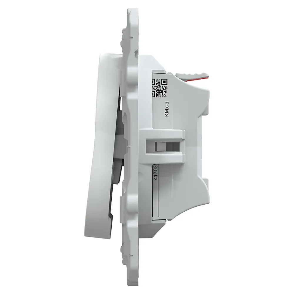 Schneider Electric Interrupteur Encastrable-Interrupteur poussoir 10A Ovalis blanc