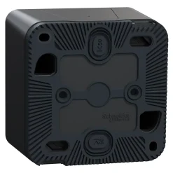 Schneider Electric Interrupteur En Saillie|Interrupteur Étanche-Interrupteur poussoir étanche complet saillie Mureva Styl anthracite