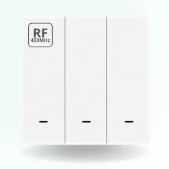 Zengo Commande De L'Éclairage-Interrupteur sans fil rf 433 - 3 boutons