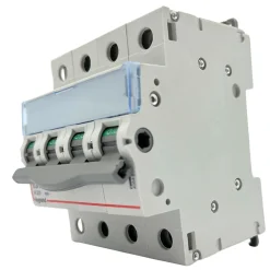 Legrand 406481 Interrupteur Sectionneur Tétrapolaire 4p 400v - 63a - 4 Modules - Bornes à Vis Dx3-is